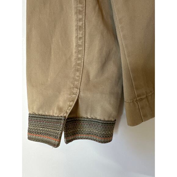 J. Crew Weathered Broken-In Chino Classic Twill Vintage Jacket Cotton Size 8 - Picture 11 of 14